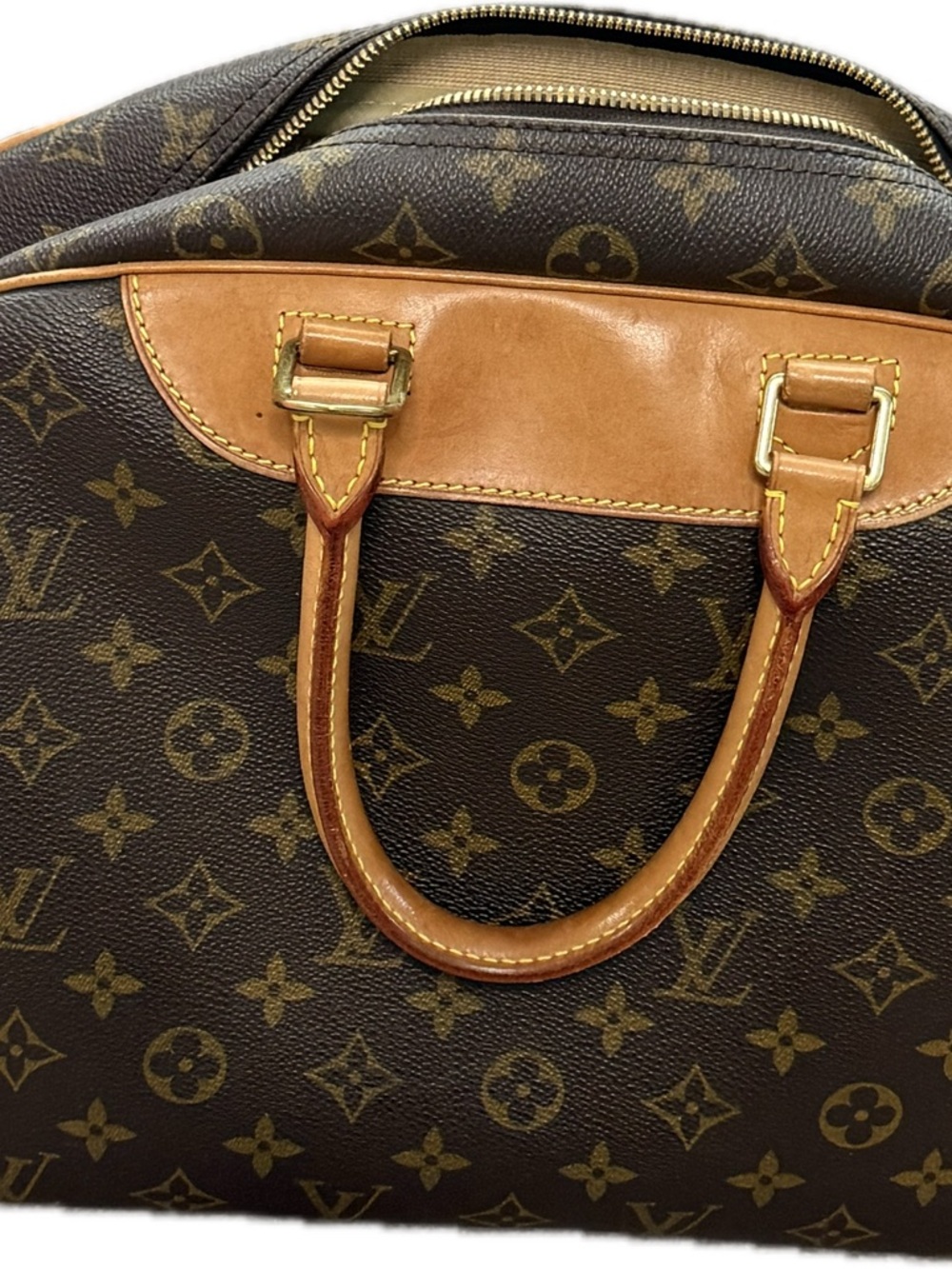 Louis Vuitton Monogram Deauville with Vachetta UNISEX hardware for strap NI - Picture 8 of 11
